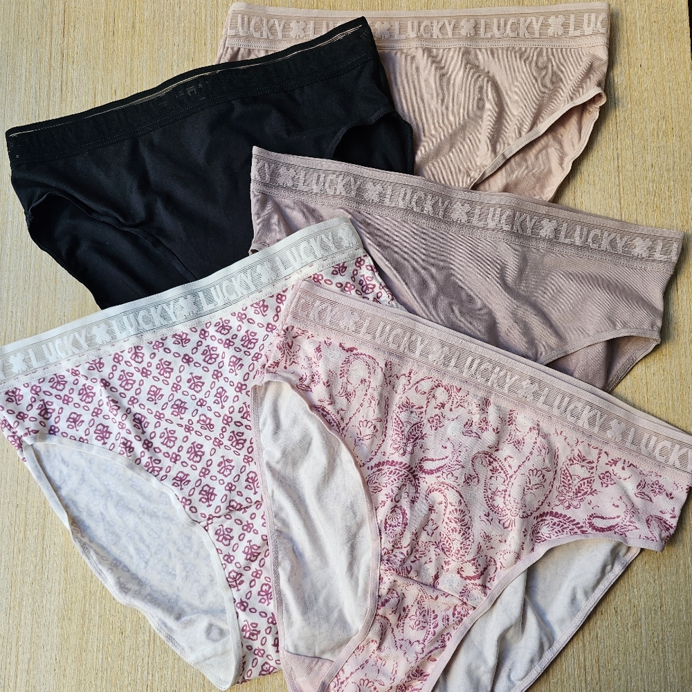 Lucky Brand Ladie's Hi-Cut 5-Pack Size S